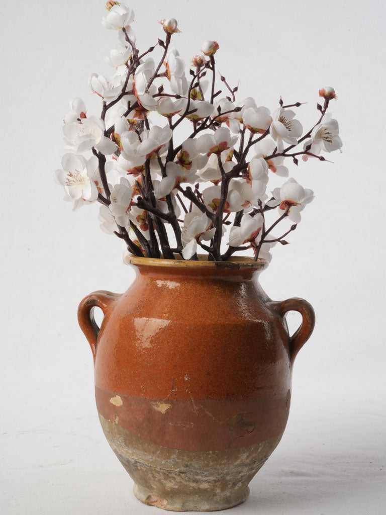 Traditional French ovoid confit container  