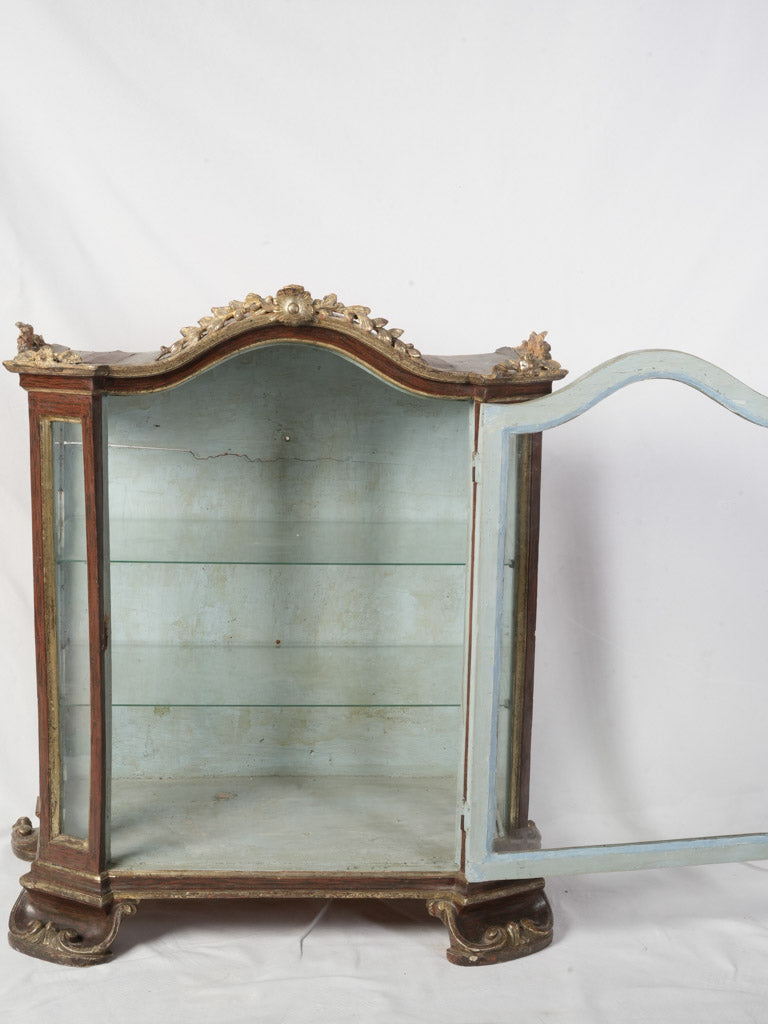 Regal stained wood showcase