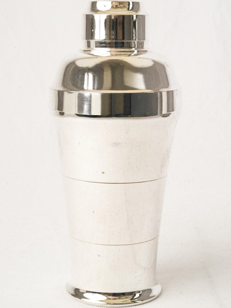 Classic style French cocktail shaker  