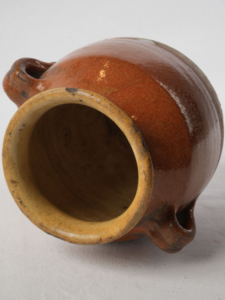 Earth-toned heritage confit jar  