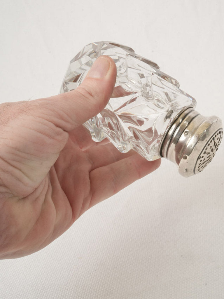 French Art Deco Glass Sugar Shaker - 4¾"