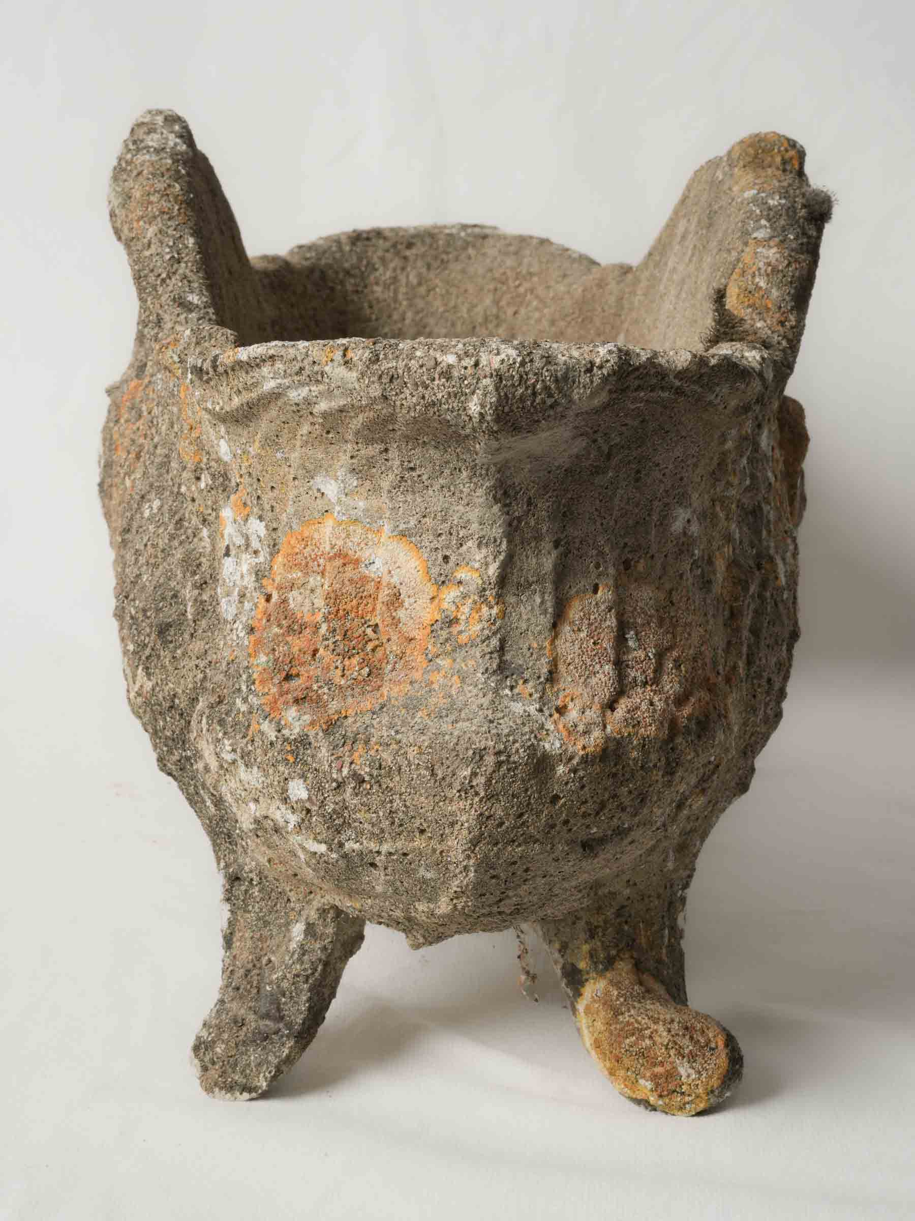 Early to Mid-20th Century Molded Concrete Planter in the Rococo Revival Taste - 11½" x 24"