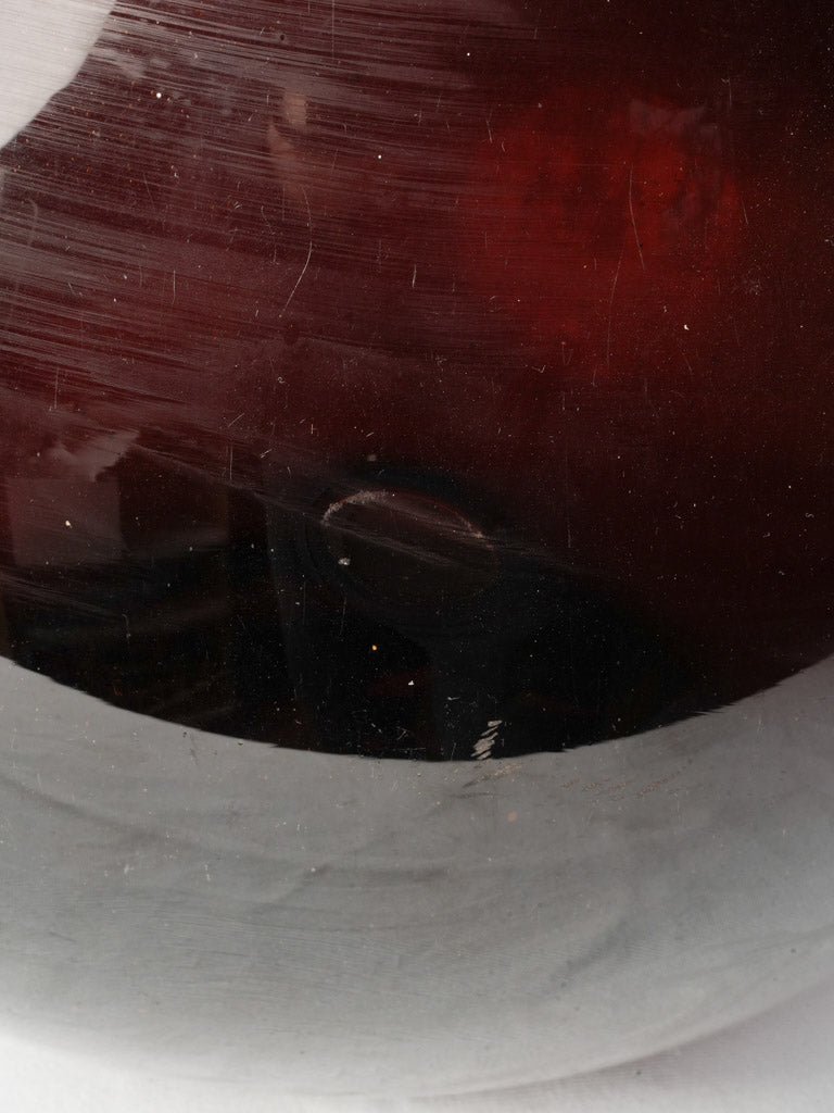 Classic sculptural glass demijohn