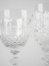 Vintage Lorraine Crystal stemware - 36 pieces