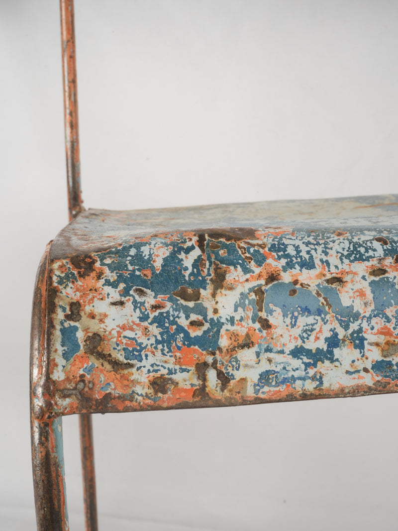 Classic patina-finished classroom chairs