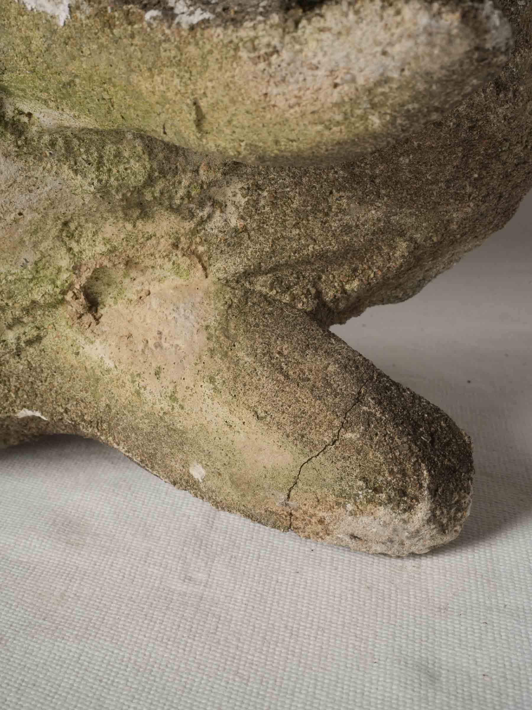 Early to Mid-20th Century Molded Concrete Planter in the Rococo Revival Taste - 11½" x 24"