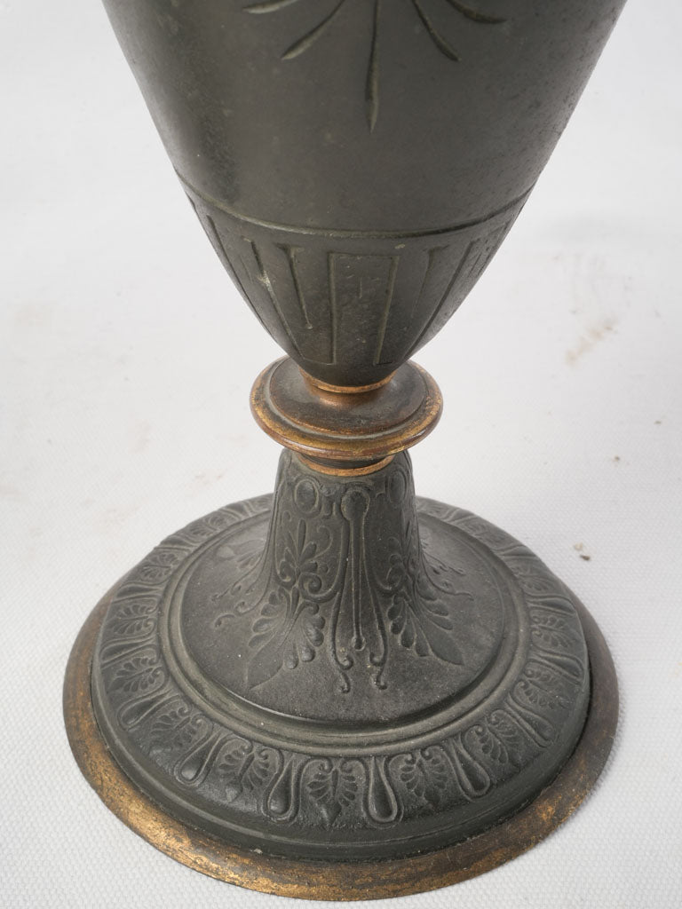 Refined Cameo Medallion Vases  