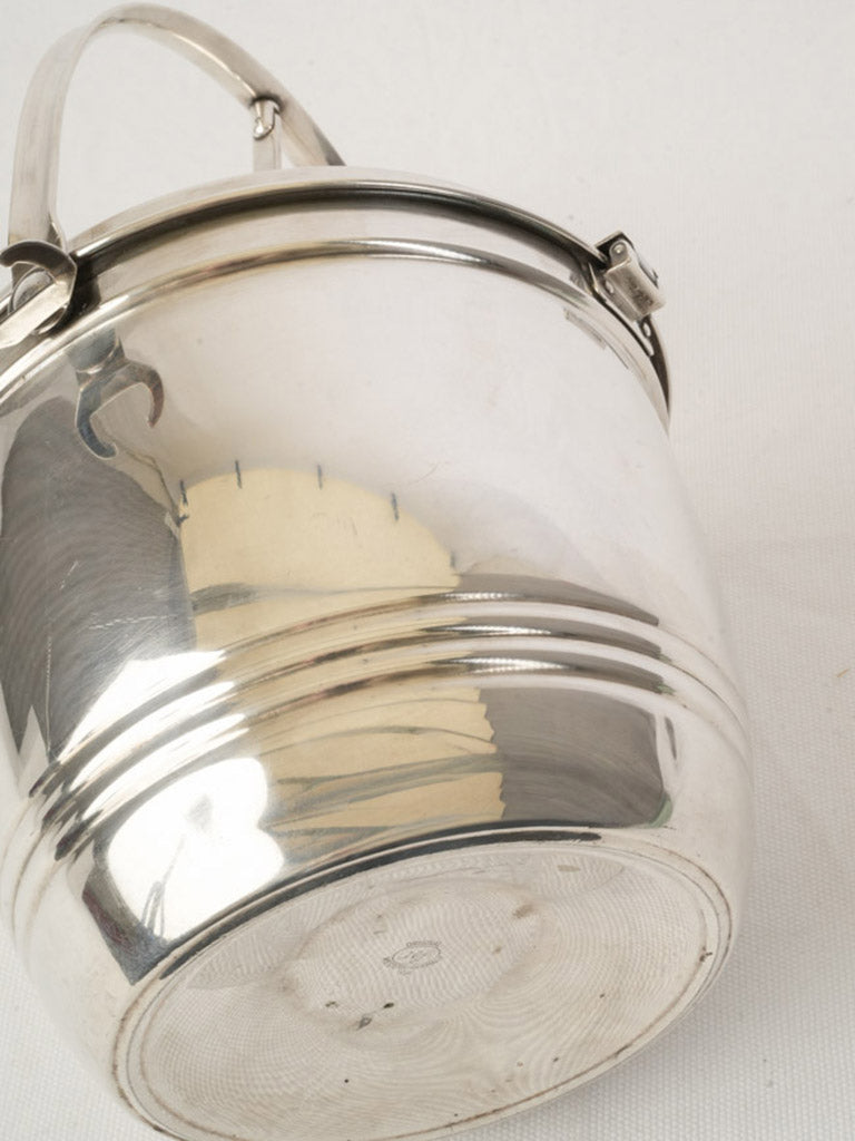 Patina finish ice bucket  
