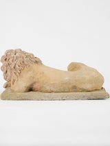 Small garden sculpture - sleeping lion 16½"