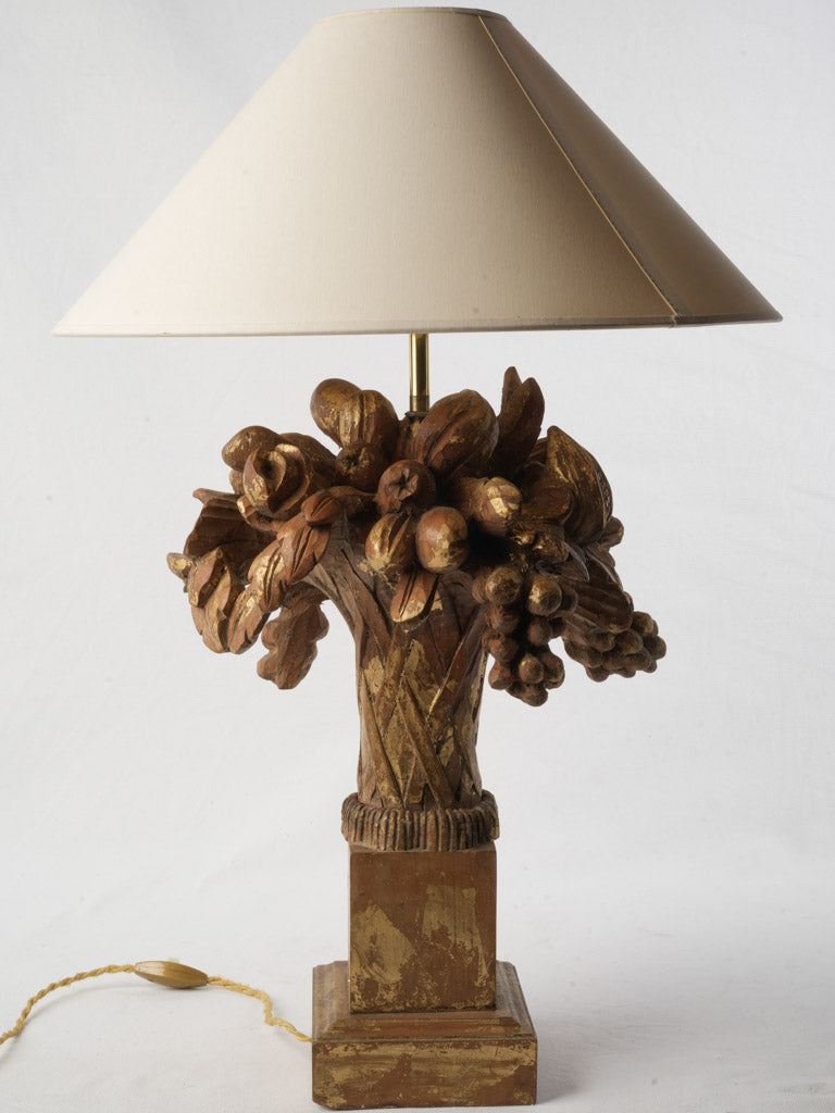 Historic giltwood fruit trophy