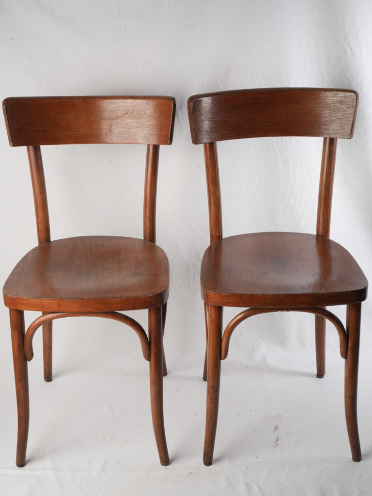 Authentic mid-century dining Thonet chairs  