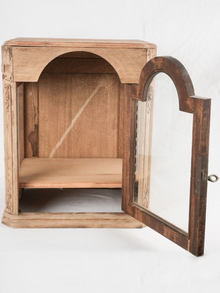Oak display case from a church 22½"