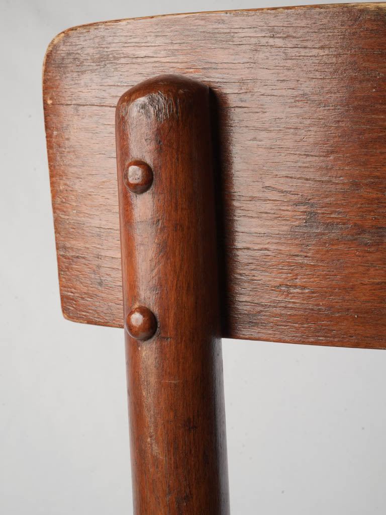 Decorative honeyed patina Thonet chairs  