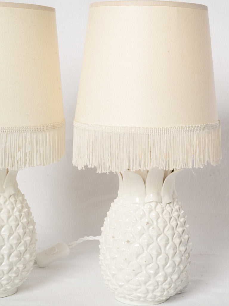 Playful pineapple-shaped lighting accents  