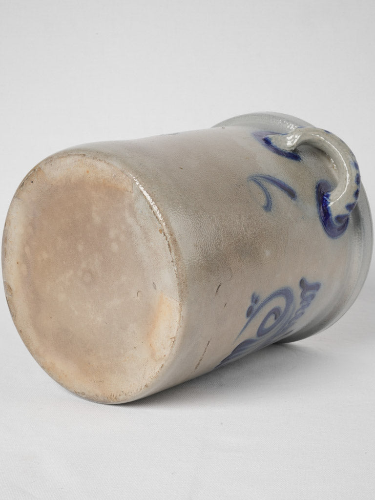Elegant antique European ceramic pickling jar