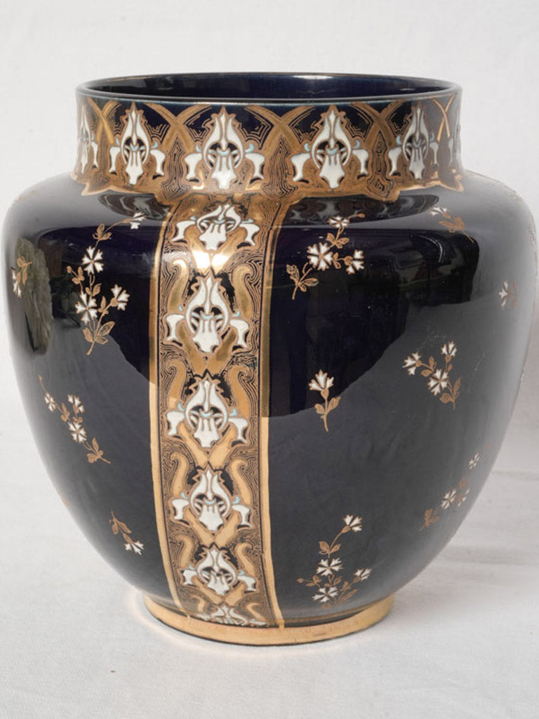 Striking cobalt blue statement vase.