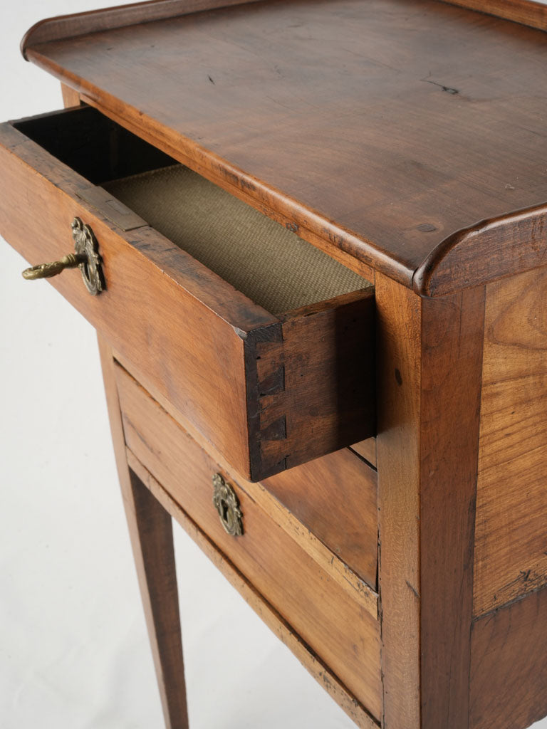 Small Walnut Chiffonier, Circa 1800 - 19 x 11¾""