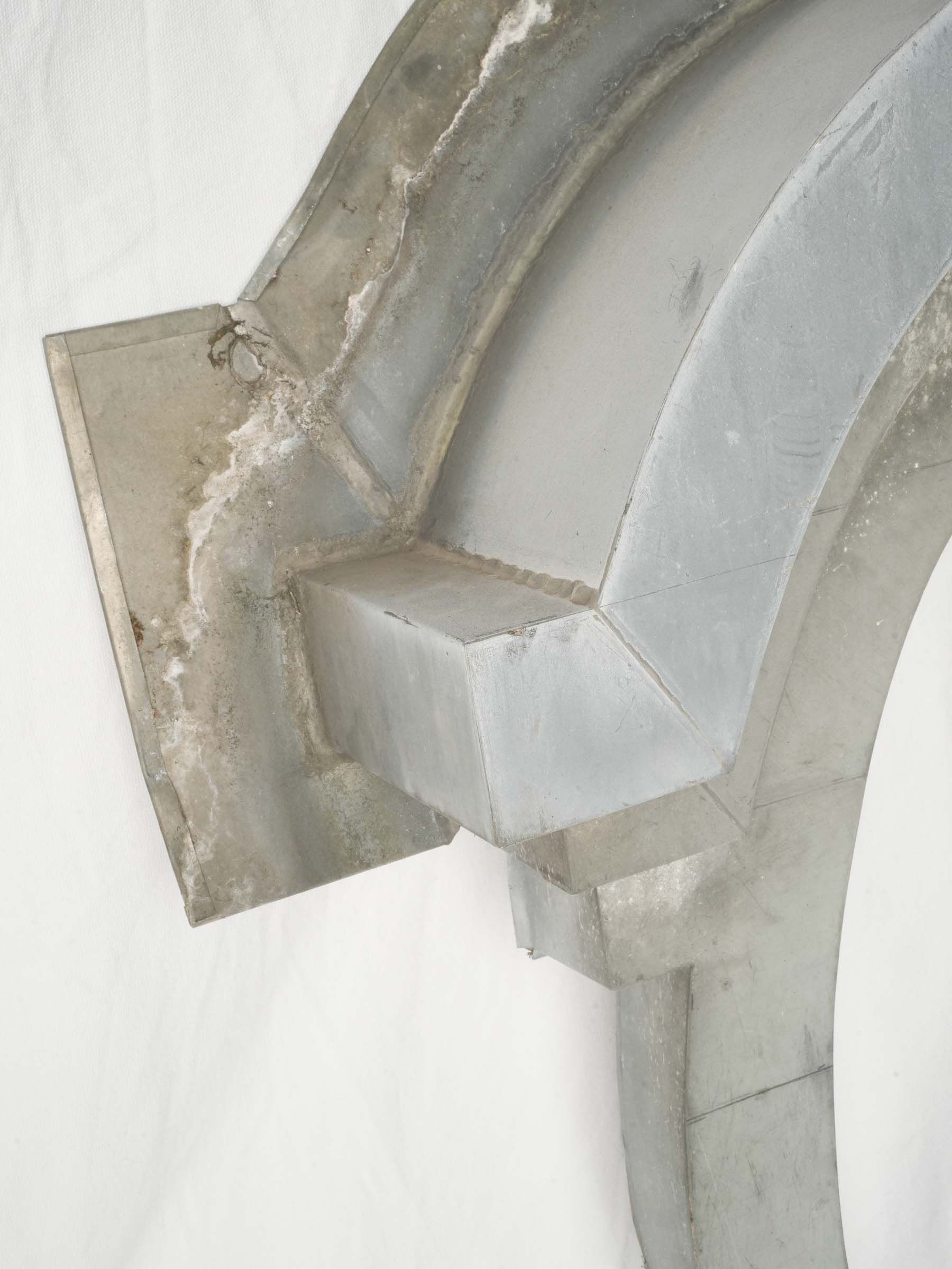 Rare Pair of Parisian Zinc Œil-de-Bœuf Architectural Frames, Circa 1900 - 43¼" x 39½"