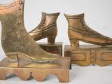 Collection of 3 brass shoe shop displays 6¼"