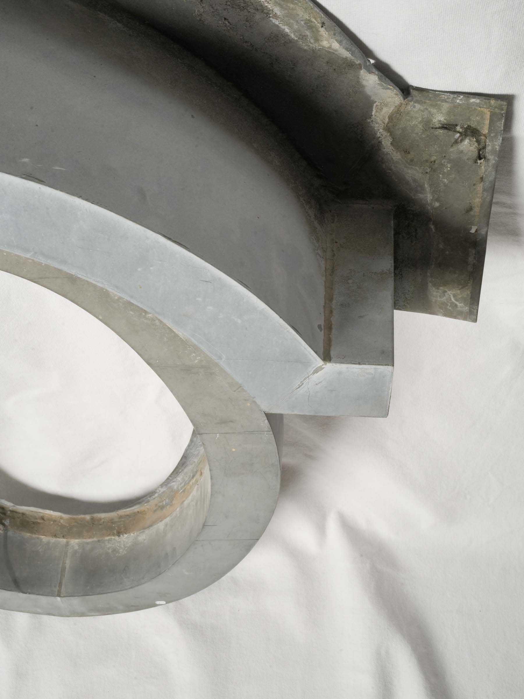 Rare Pair of Parisian Zinc Œil-de-Bœuf Architectural Frames, Circa 1900 - 43¼" x 39½"