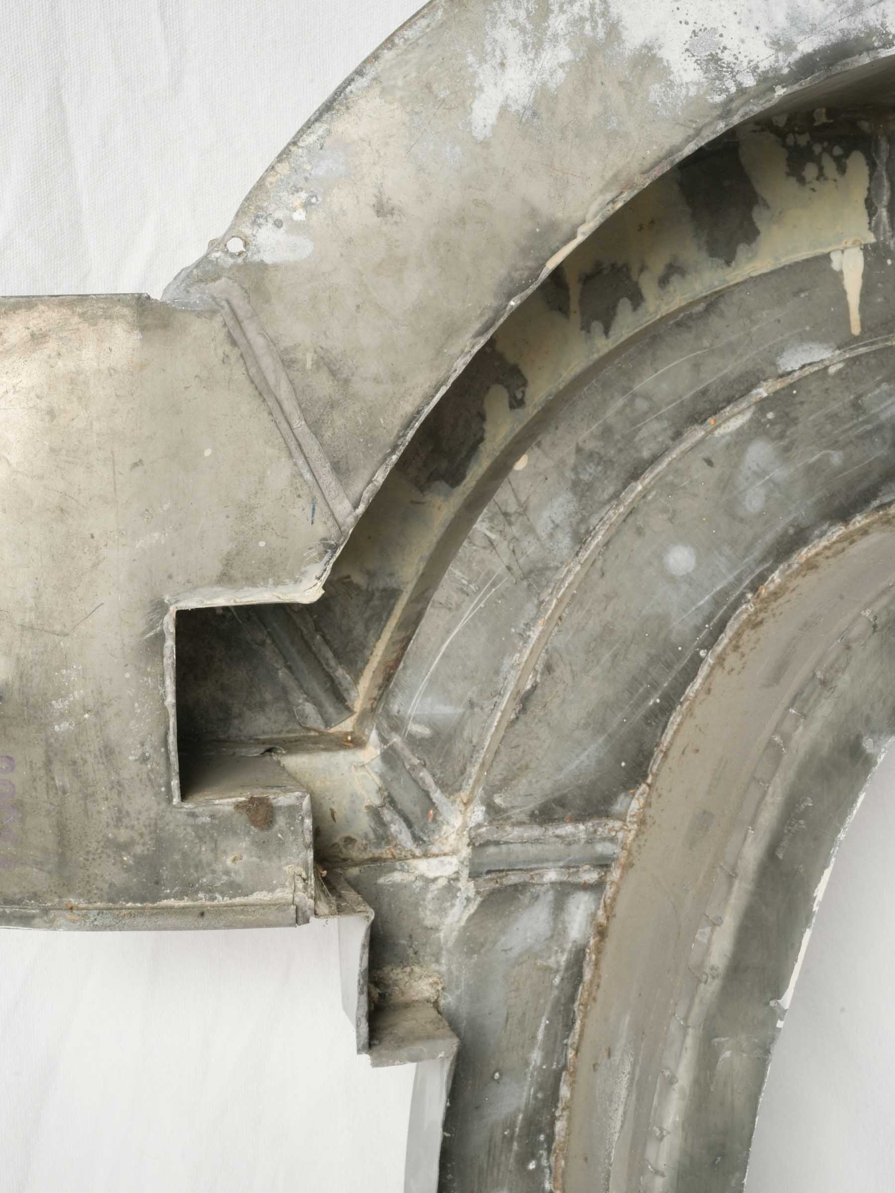 Rare Pair of Parisian Zinc Œil-de-Bœuf Architectural Frames, Circa 1900 - 43¼" x 39½"