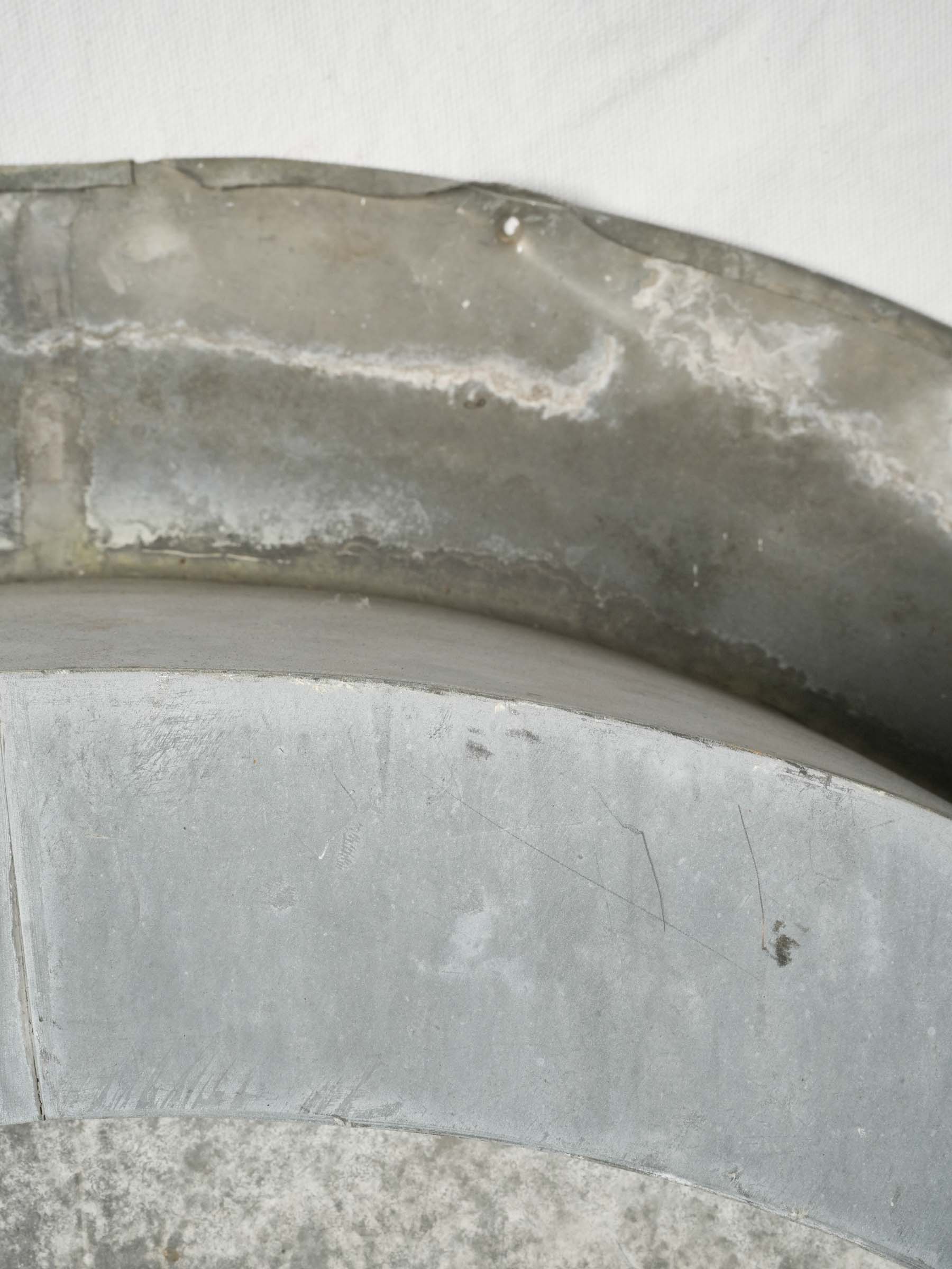 Rare Pair of Parisian Zinc Œil-de-Bœuf Architectural Frames, Circa 1900 - 43¼" x 39½"