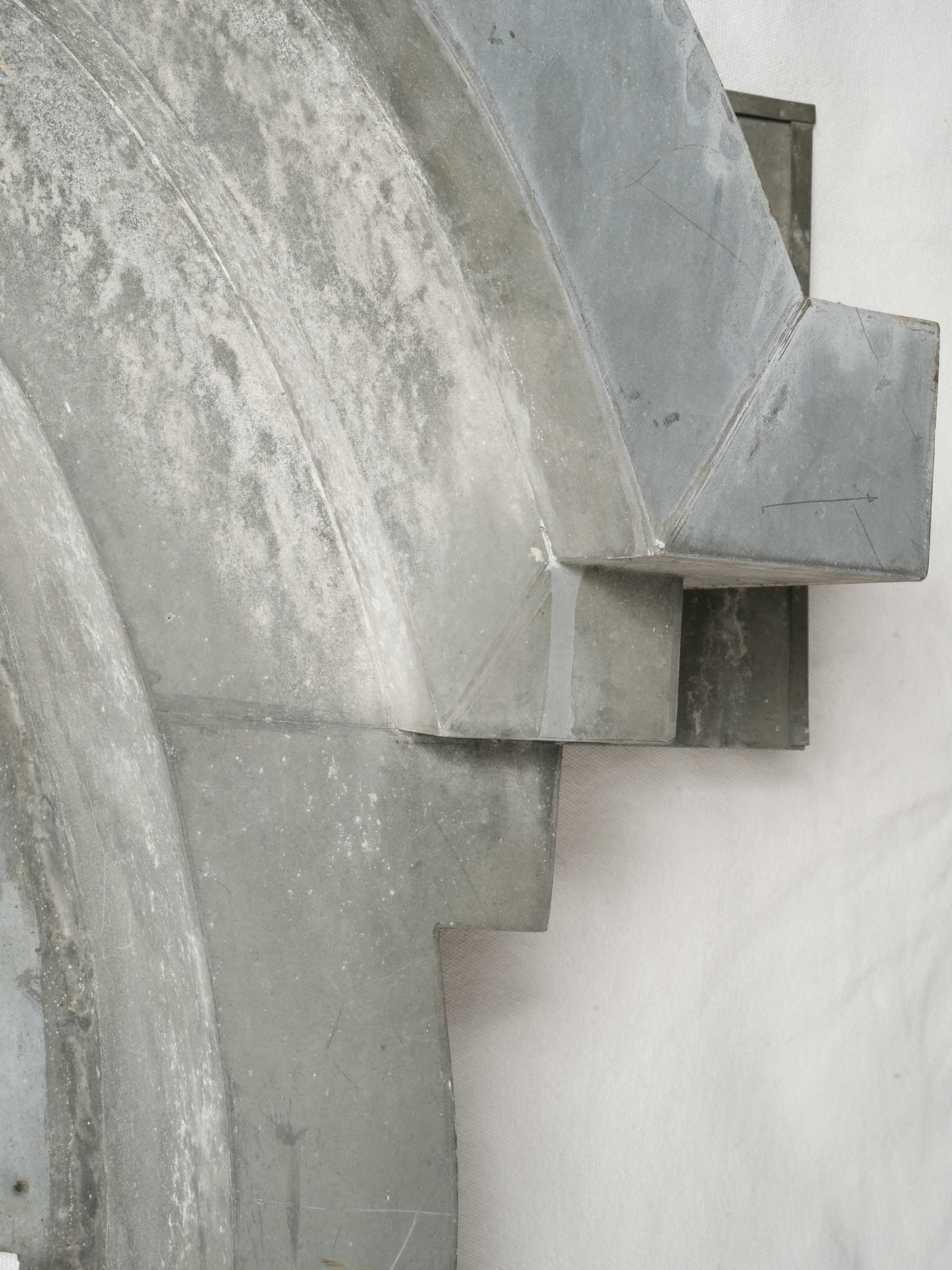 Rare Pair of Parisian Zinc Œil-de-Bœuf Architectural Frames, Circa 1900 - 43¼" x 39½"