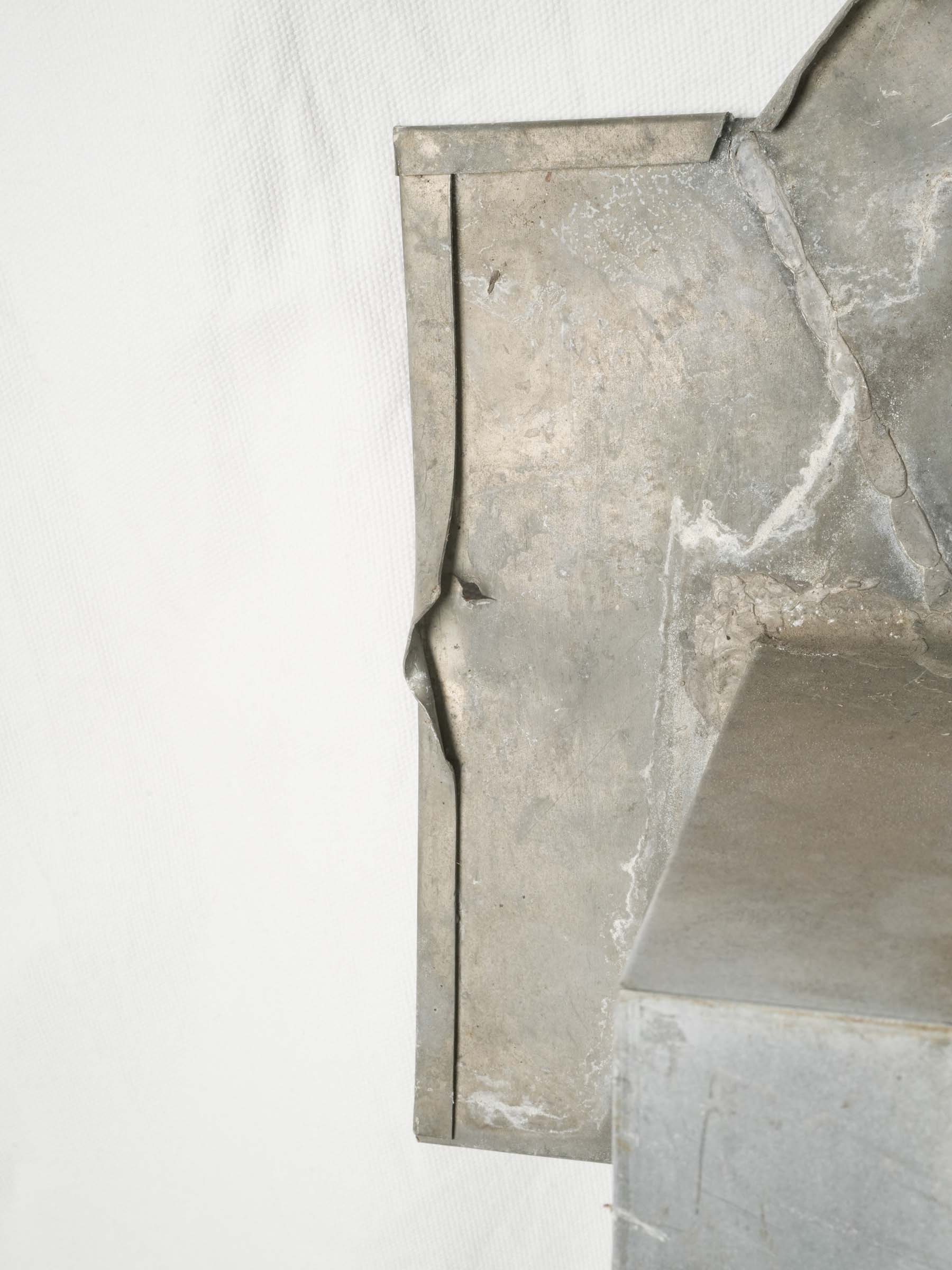 Rare Pair of Parisian Zinc Œil-de-Bœuf Architectural Frames, Circa 1900 - 43¼" x 39½"