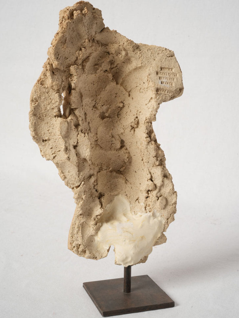 Fragmentary silhouette torso art