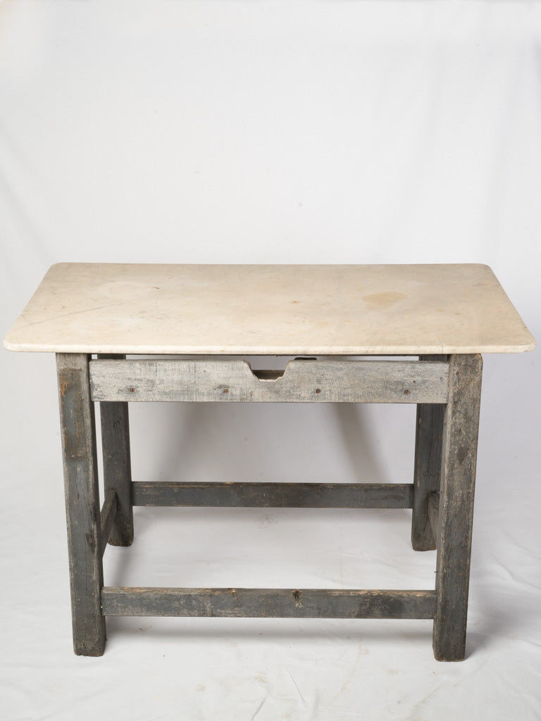 Storied past antique chocolate table
