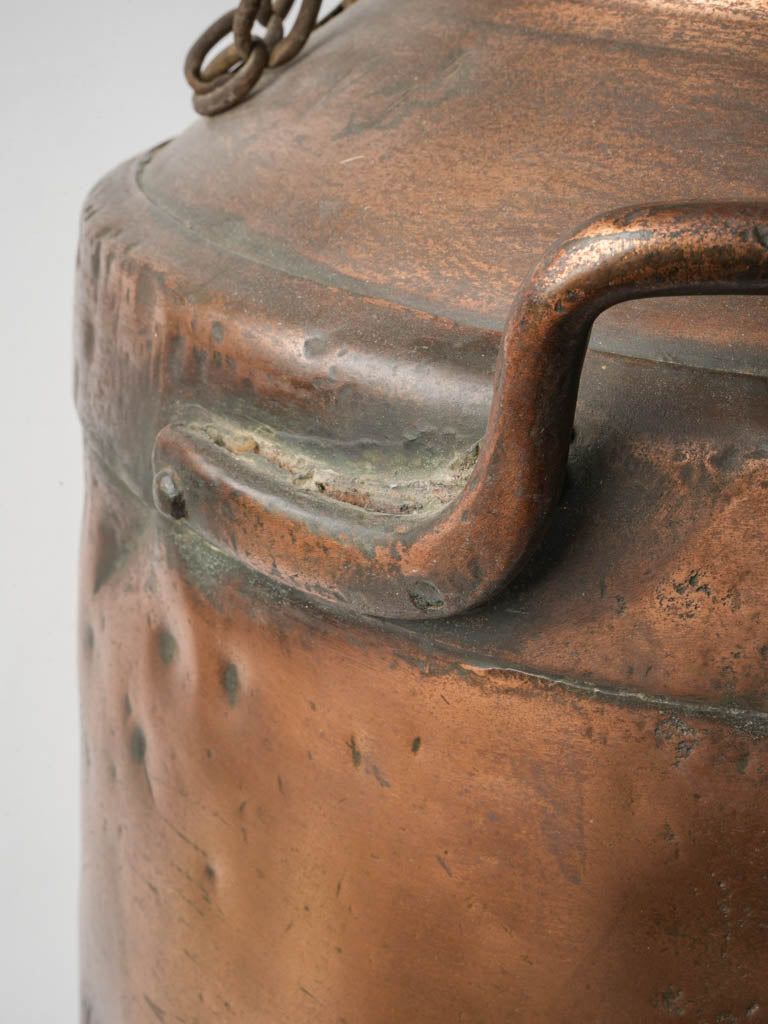 Amber-hued milk container  