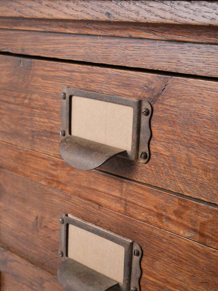 Rustic French Tabletop File Cabinet
