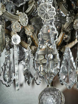 Ornate vintage crystal chandelier