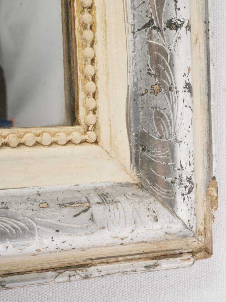 Refined quiet elegance silver mirror  