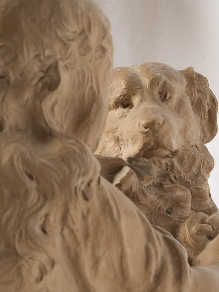 Intimate Charles Perron terracotta piece  