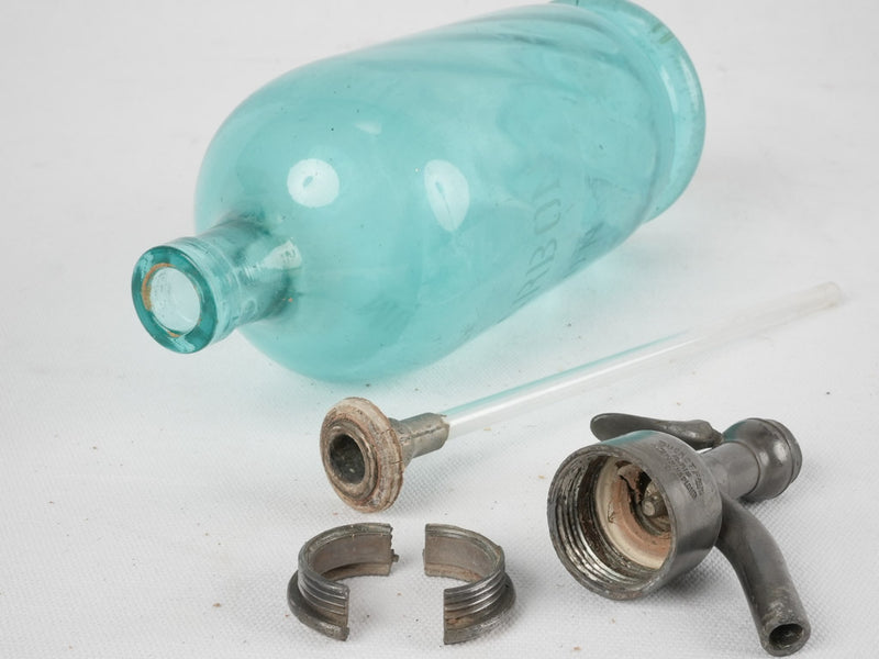 Antique French seltzer bottle - Montbarbon Maçon