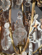 Opulent 12-light antique French chandelier
