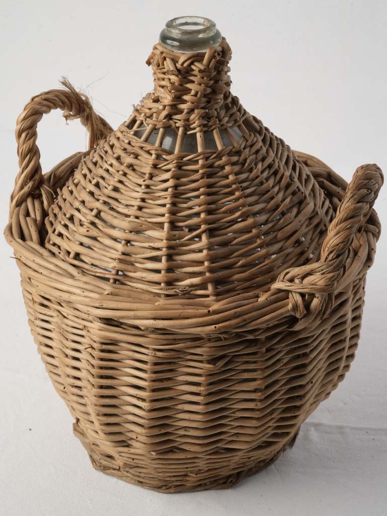 Clear classic glass demijohn