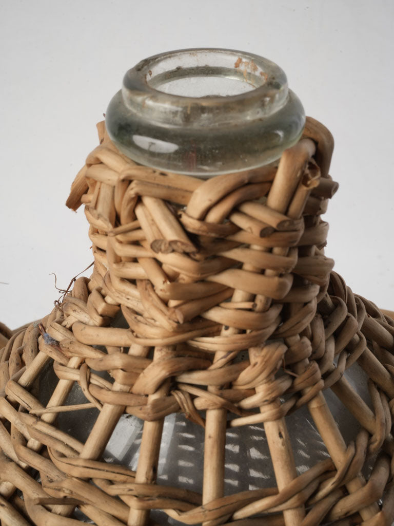 Timeless honey-toned wicker basket