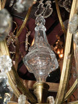 Elegant opulent French two-tier chandelier