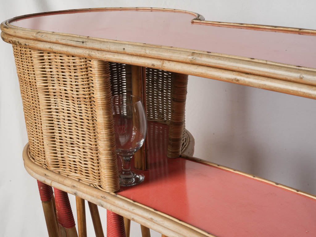Retro style indoor bar set  