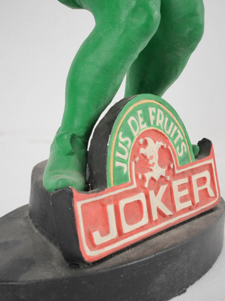 Joker advertising sculpture - jus de fruits 11¾"