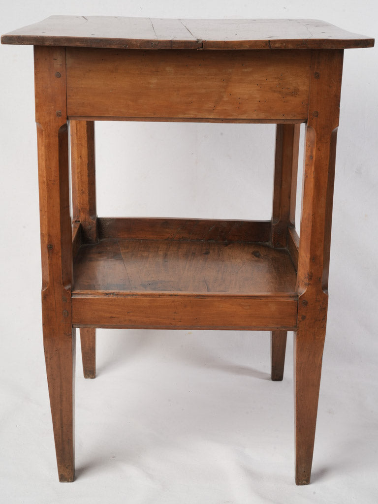 Petite French Cherry Side Table From The Early 19th Century - 20" x 20"
