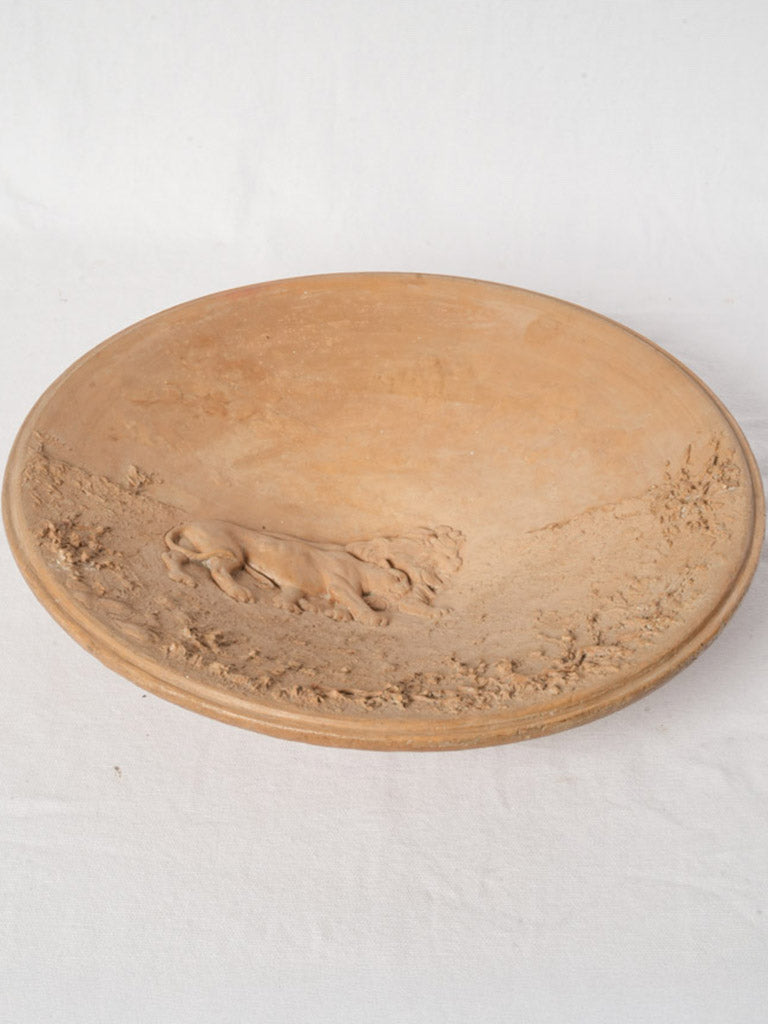 Hand-formed earthy-toned bowl