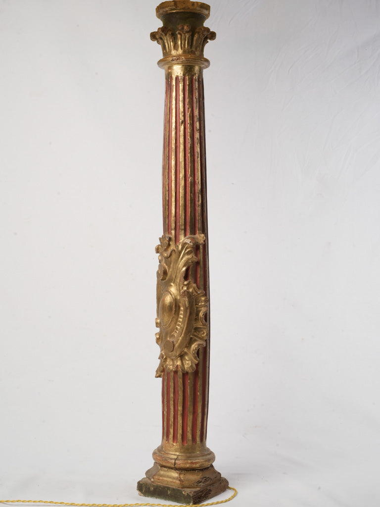 Stately rocaille floor lamp
