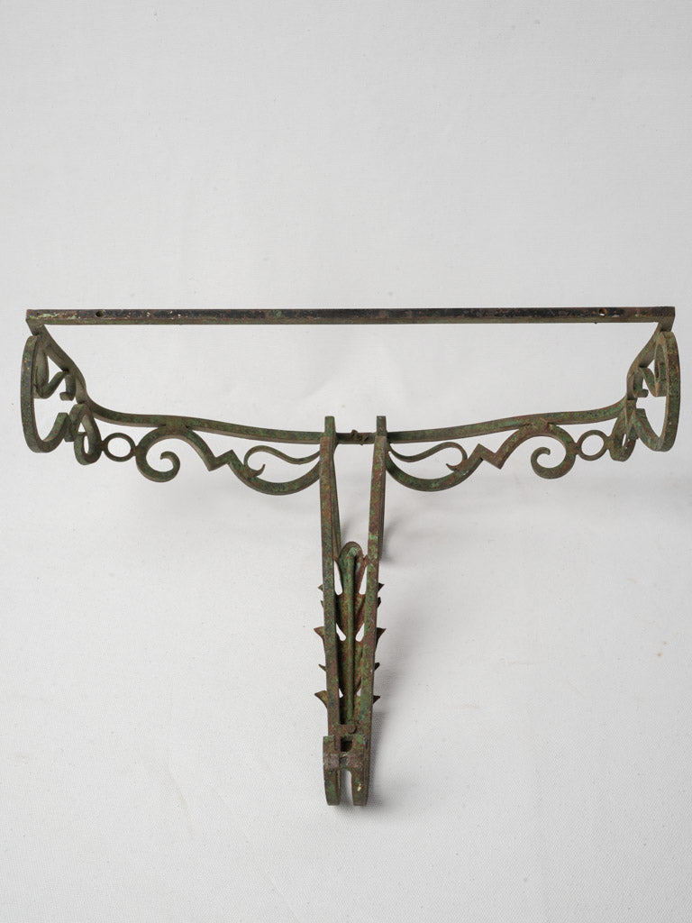 False Pair Of 1950s Wrought Iron Wall Brackets - 16¼"