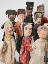 Rare Lyonnais theatrical puppet collection
