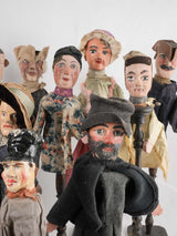 Historical French silk-industry puppets