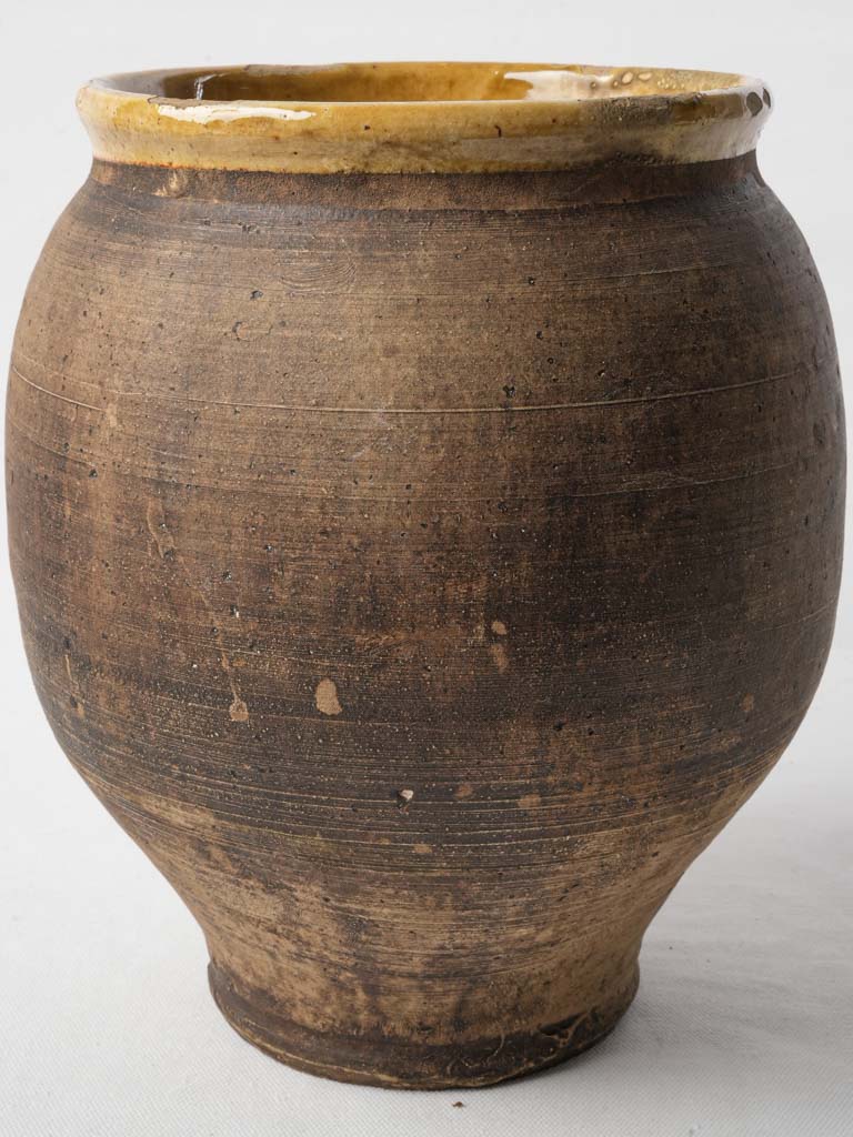 Wabi-sabi inspired antique pot