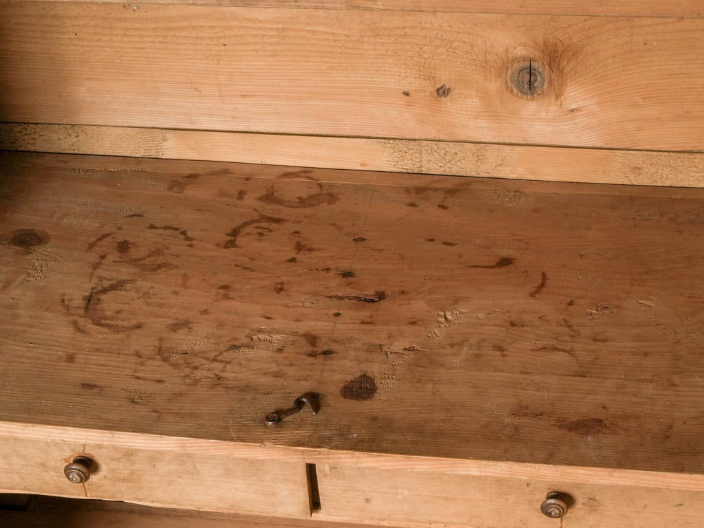 Pale honey-toned pine furniture